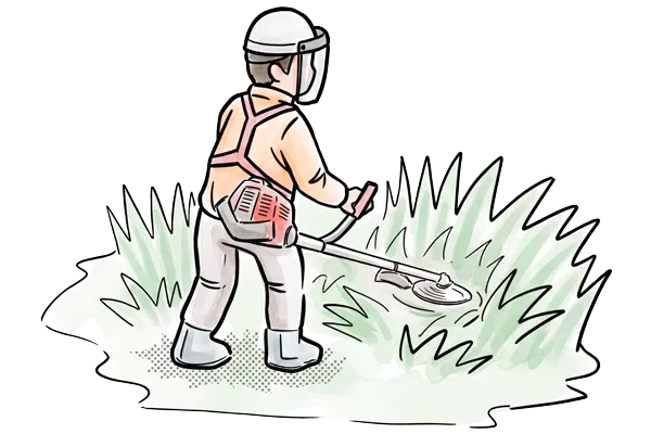 業者除草のメリットイメージ
